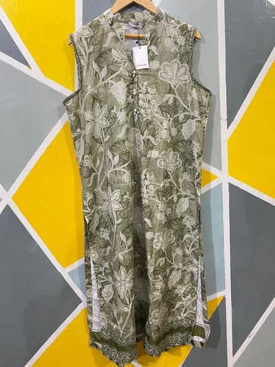 new sapphire xl 2piece stitched khaddar dress.