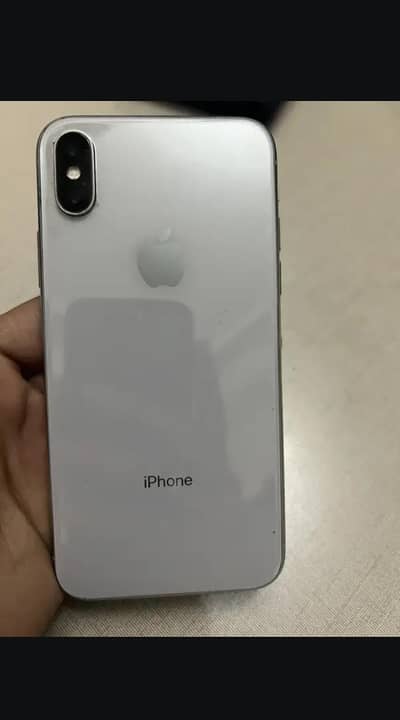 Iphone X PTA Approved  White Colour