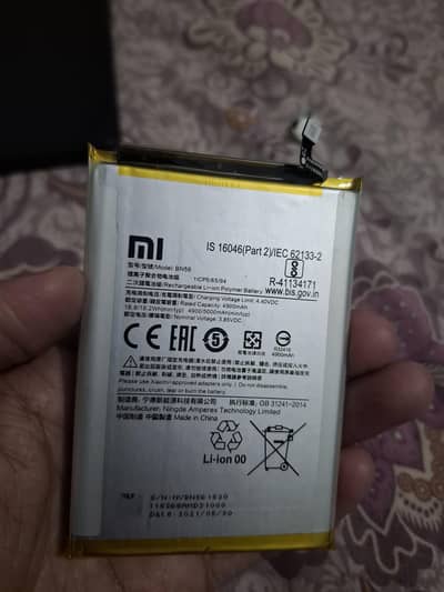 redmi 9c original battery and panel for sell