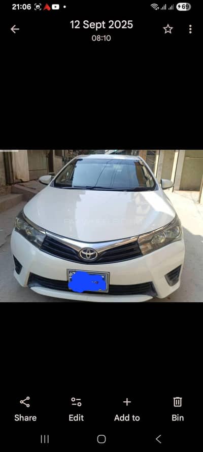 corolla for sell