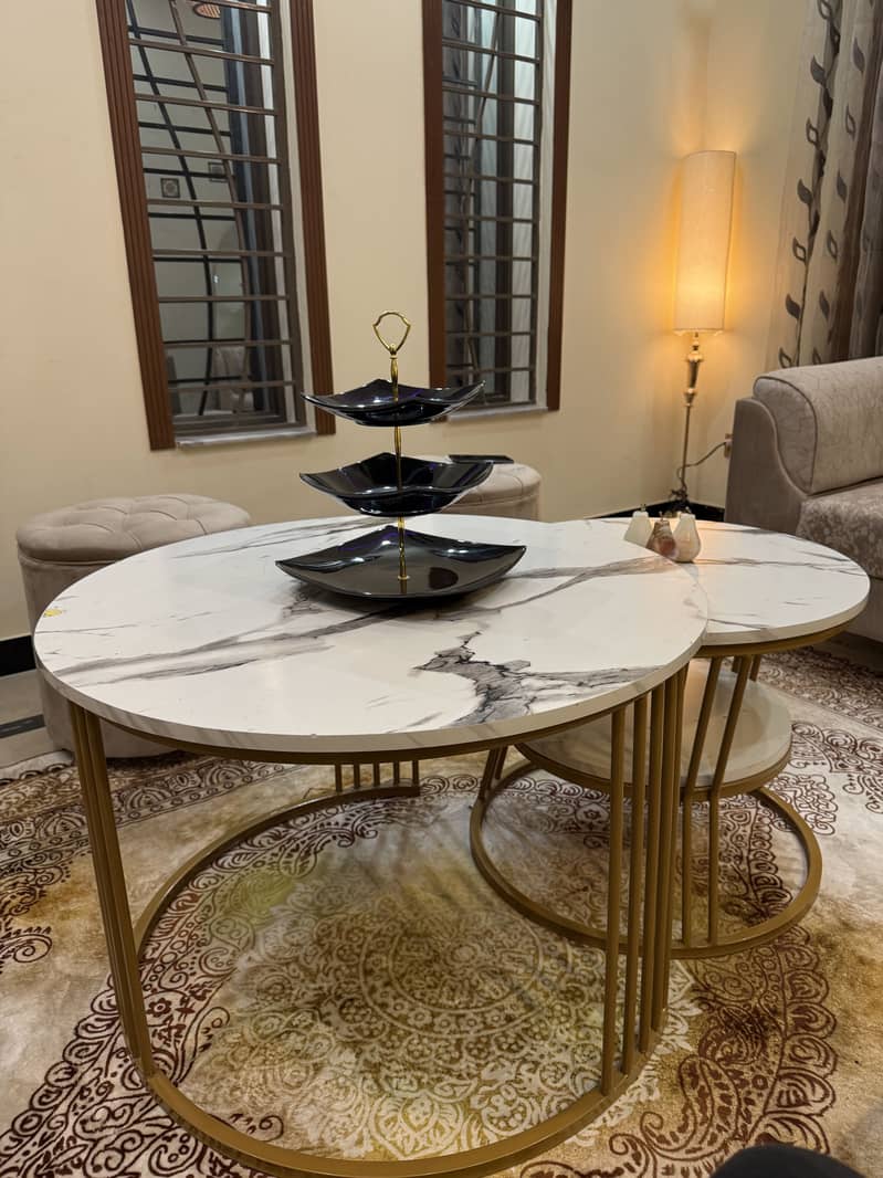 Sofa set , Table set , puffy set 1