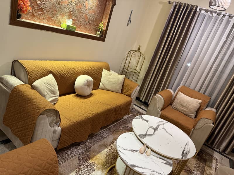 Sofa set , Table set , puffy set 4