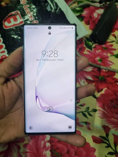 samsunv note 10+ 12 256 sale exchange 03013758993
