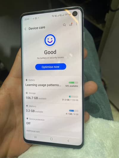 sapmsung s10 pack approved back brack