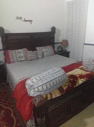 pure wooden chinot bed set