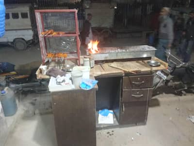 side counter for fast food business