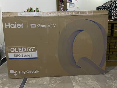 Haier  Google 55 Inch  New pin pack led  new Model
