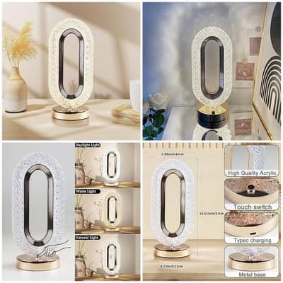 crystal lamp 3 colors modes