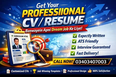 Professional CV / Resume Writing Service – Sirf 150 Rs