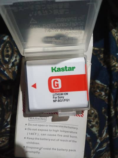 Kastar, NP-BG1/FG1 , Battery for: Camera and Camcorder