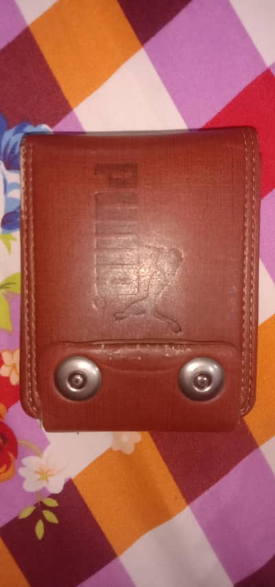 Pure Leather wallet for boys, Brown color