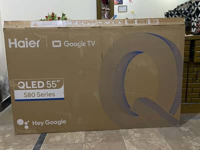 Haier 55 inch Google  Led S80 Series  new pin pack