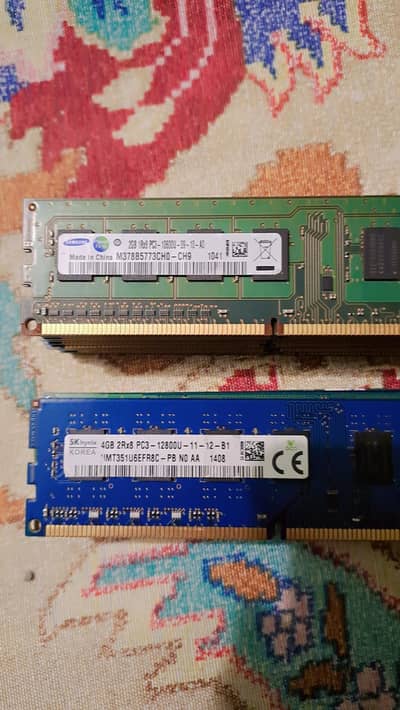 DDR3 2GB & DDR3 4GB RAMS
