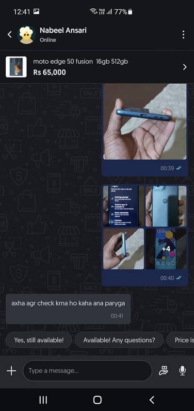 MOTO EDGE 50 FUSION  512 GB
