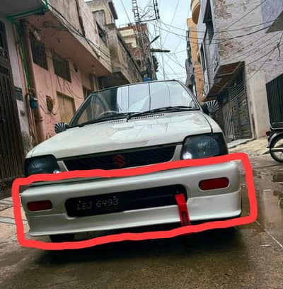 Suzuki mehran bumper with kits front nd back