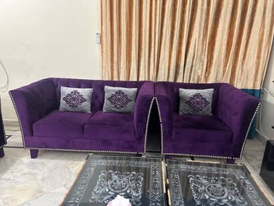 6 seater  sofa set. 3,2,1