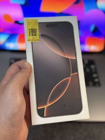 iPhone 16 Pro Max PTA Approved | 256GB | Like Brand New