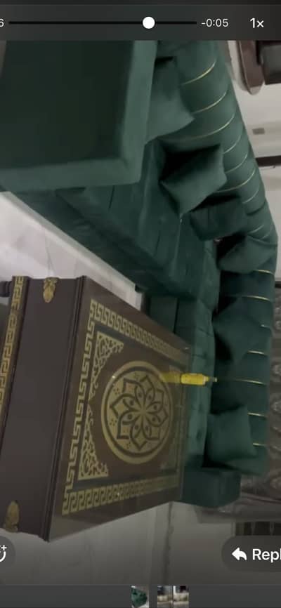 New versache style l shape corner sofa with cussions