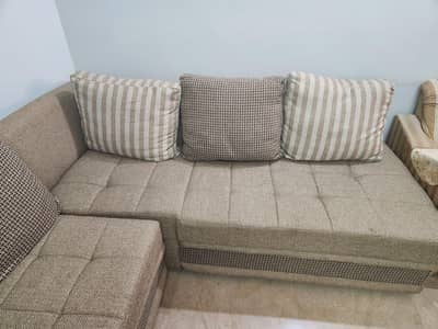 L Shaped Sofa Set 7 Seaters