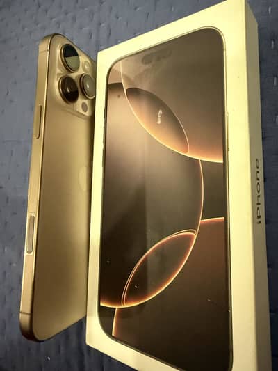 iPhone 16 pro max with box PTA approved