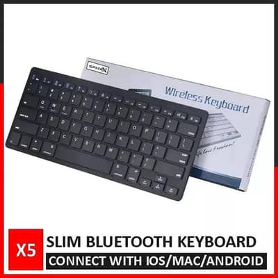 Wireless Keyboard – Works with Mobile, Laptop & Computer
