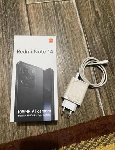 Redmi note 14 complete box