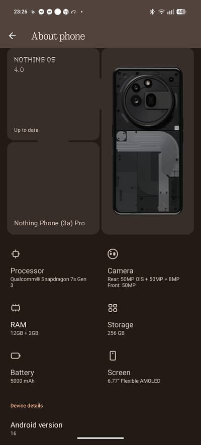 nothing 3A Pro.  very good condition  non PTA sim time away