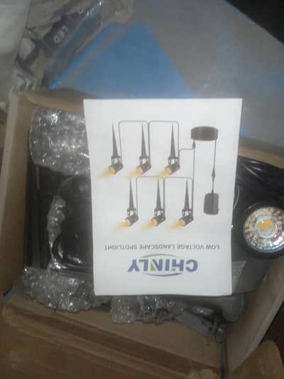 Outdoor string lights for garden available