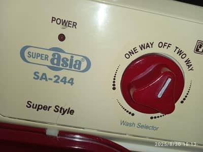 Super Asia washing machine twin tub model number SA-245 EASY WASH