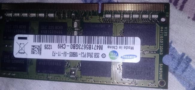 4GB Ram DDR3 Samsung