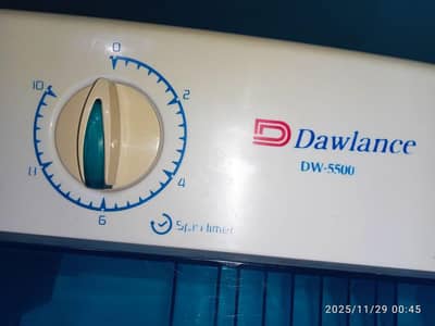 Dawlance washing machine twin tub model number DW-5500 EASY WASH