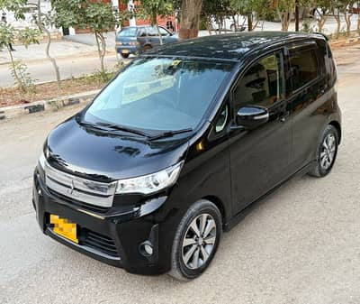 Mitsubishi Ek custom turbo model 2013 registration 2016 full option