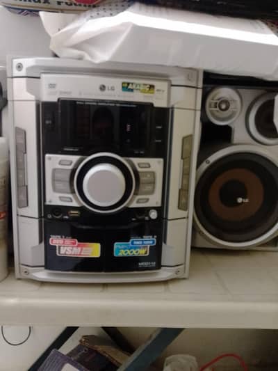 LG original sound system CD DVD USB and cassette player