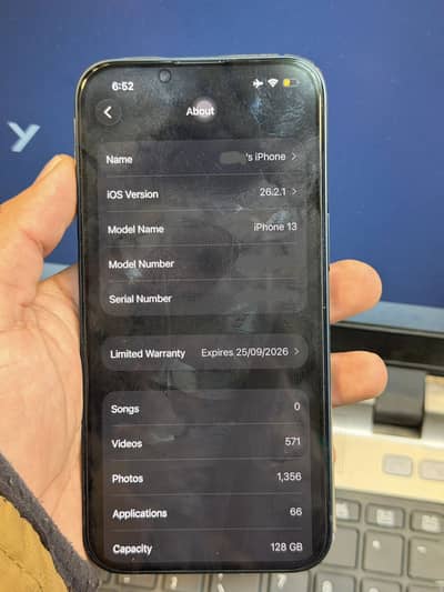 13 JV with box under apple warranty and original cabel 10/10