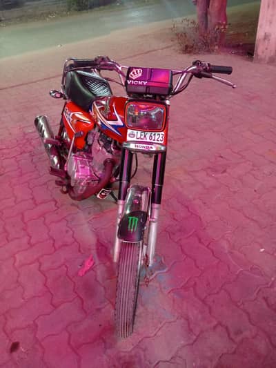 Honda 125 Document all clear biometric on the sport