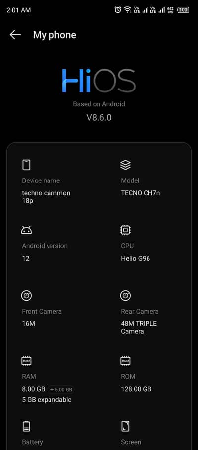 tecno camon 18p for sale