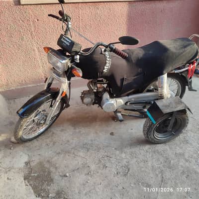 brand new unregistered Automatic bike