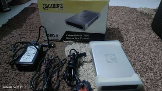 External hard drive .