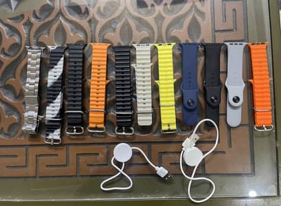 Smart watch straps and charger