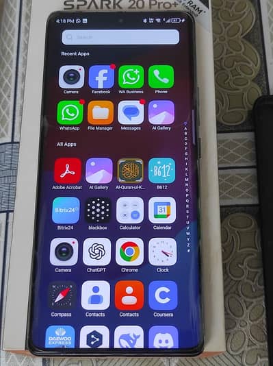 Tecno Spark 20 Pro+ (Edge) – 8GB RAM / 256GB