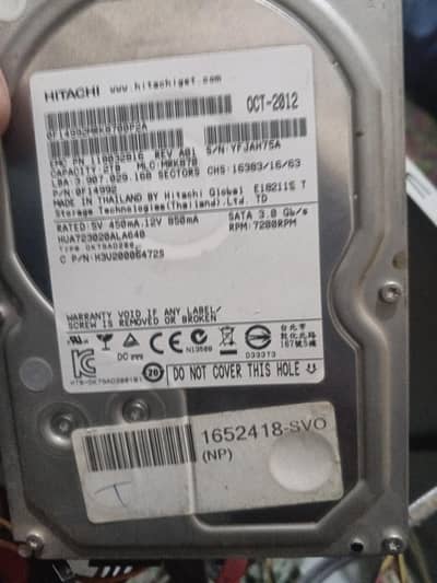 1TB ki 3 hard Disk for sale condition 10/7 ha