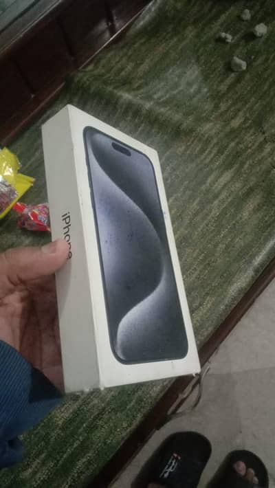 iphone 15 pro max 256gb  with box