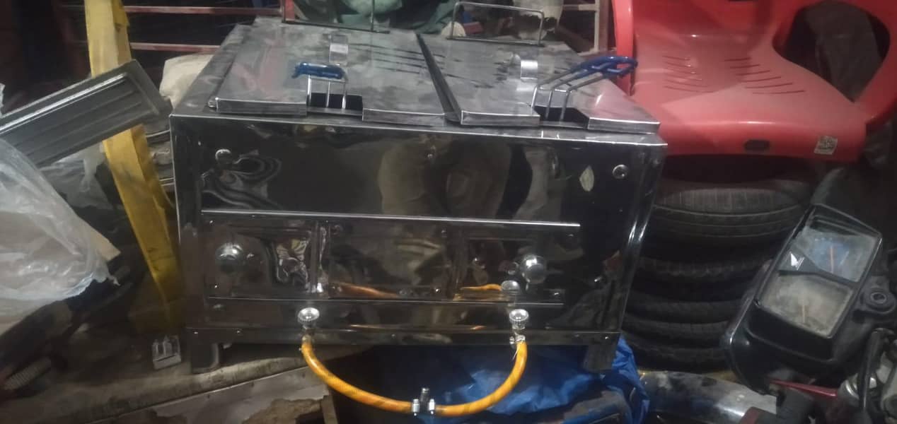 Fryer chips machine 9