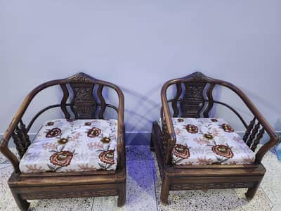 5 seater sheesham wood sofa set