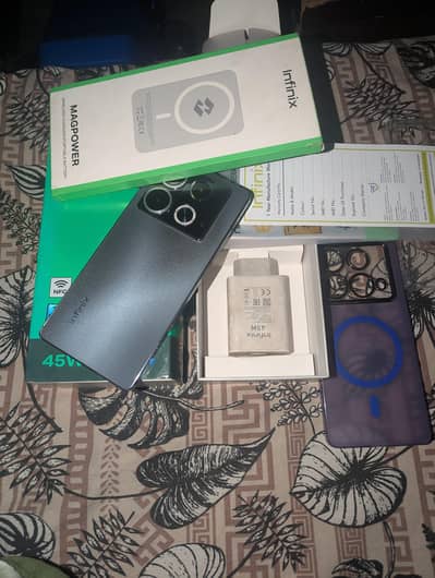 infinix Note40 8+8/256GB All Okay working With Box Charger