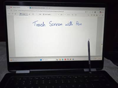 Samsung  laptop with S pen
