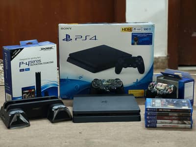 PlayStation 4 (PS4) 500GB – Complete Gaming Bundle | 10/10 Condition