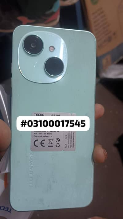 Tecno sparkgo1 with Box Condition 10/10 under warranty