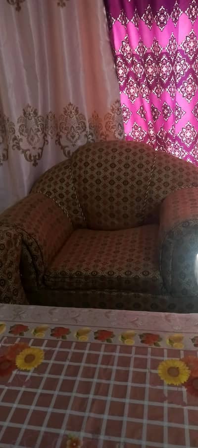 3 Seater sofa with table