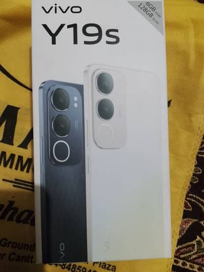 Vivo y19s 6/128 full packing available